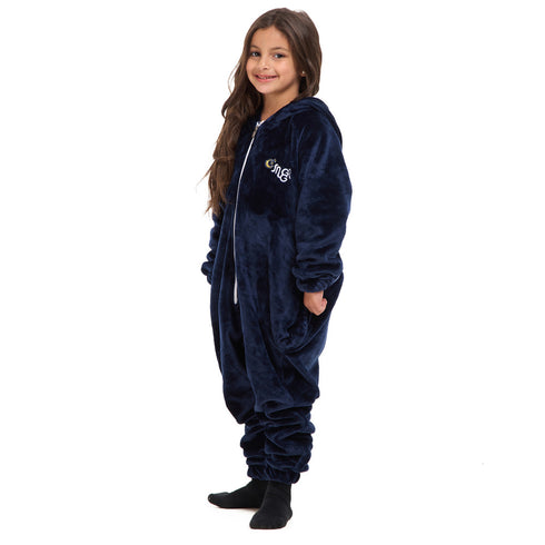 Snuggs Kids Blanket Onesie Dark Blue هلال رمضان